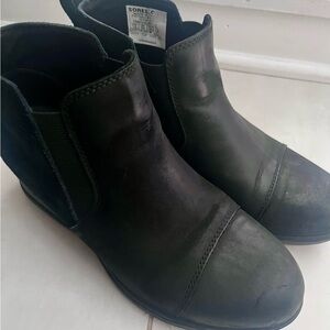 Sorel Black Leather Boots